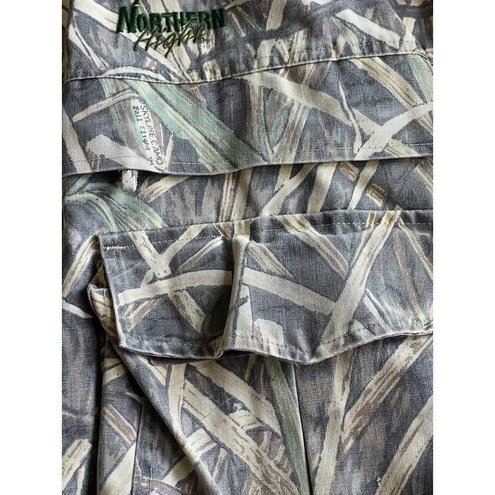 VTG 90's Cabela's Skyline Camo Zip Up Hunting Outdoor Jacket‎ Coat Sz 2XL REG
